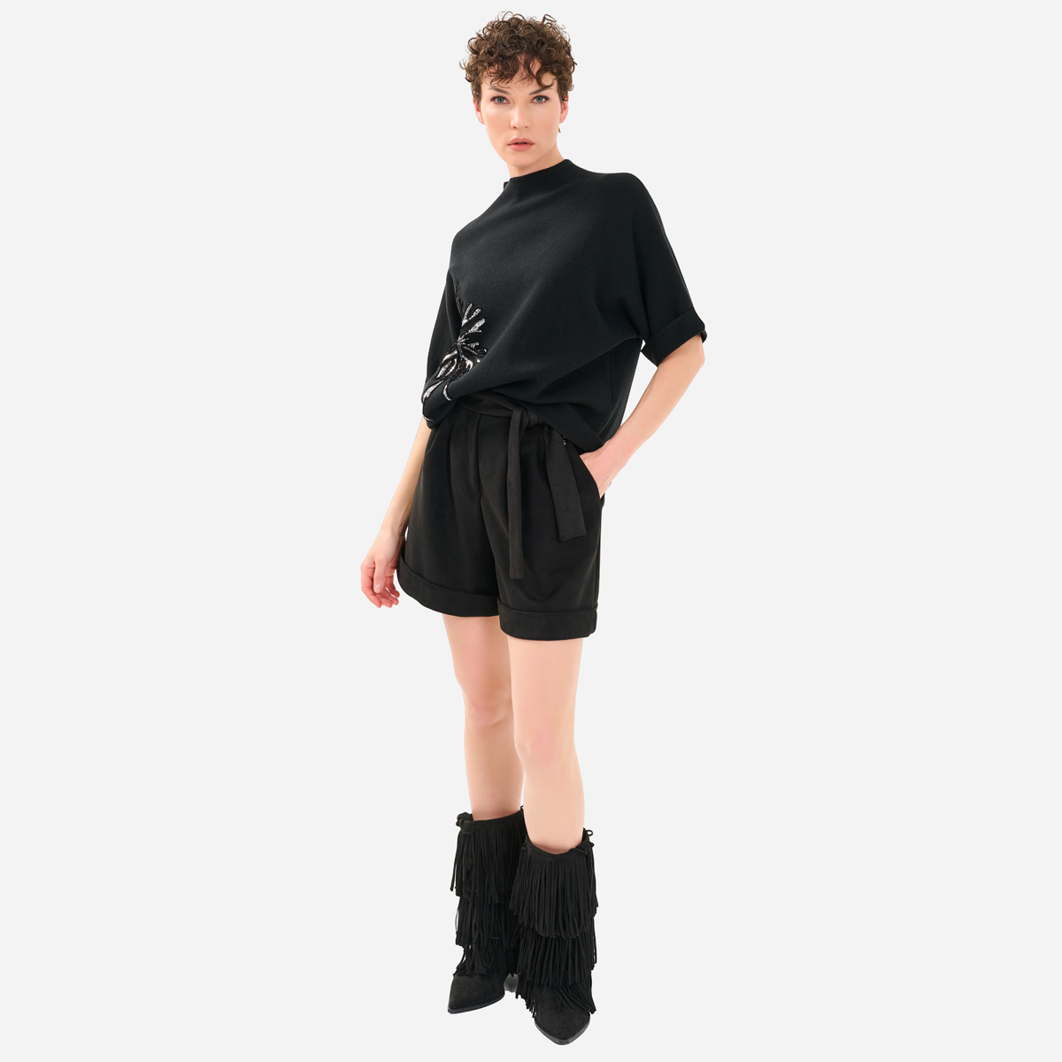 Suede Shorts - Image 3