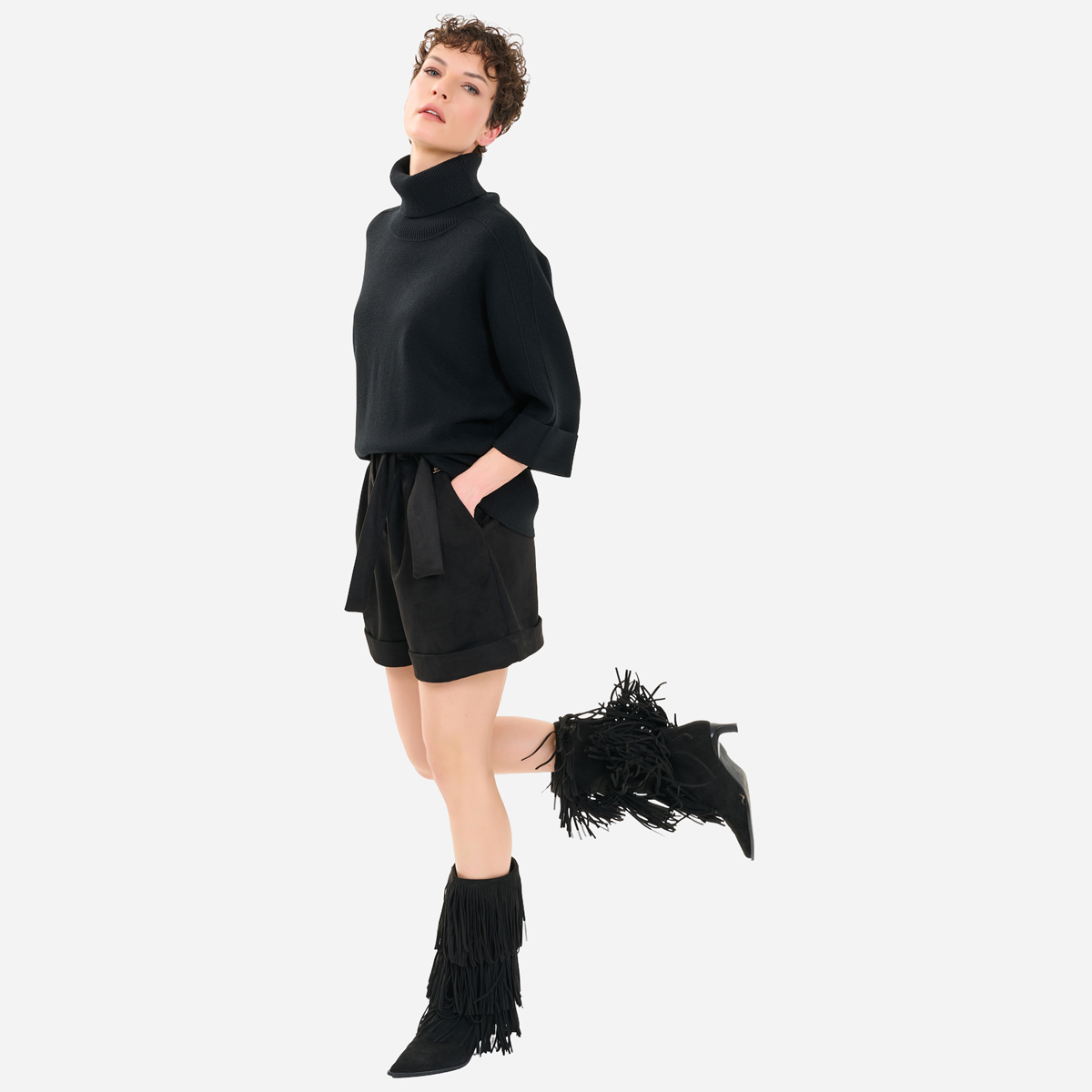 Suede Shorts - Image 4