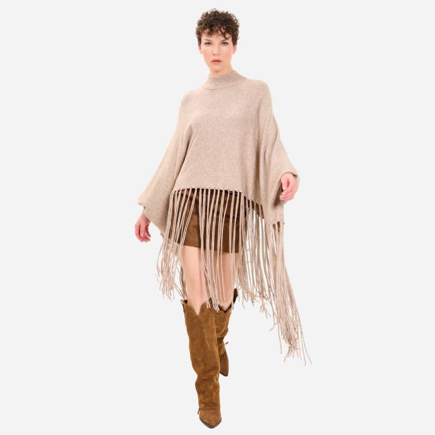 Fringed Knit Sweater
