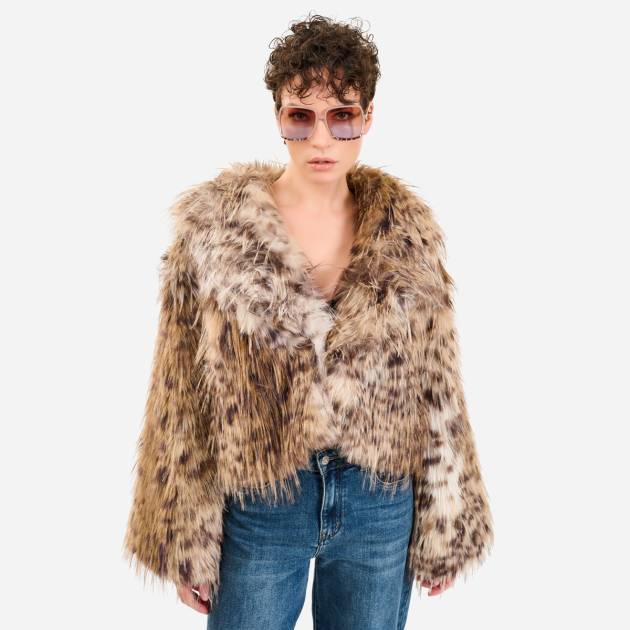 İtalyan, Leopar Lüks Kürk