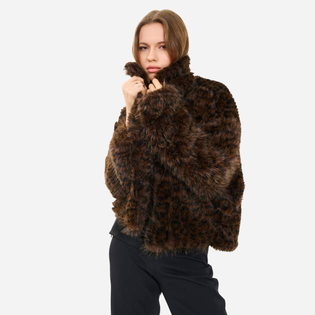 İtalyan, Leopar Lüks Kürk