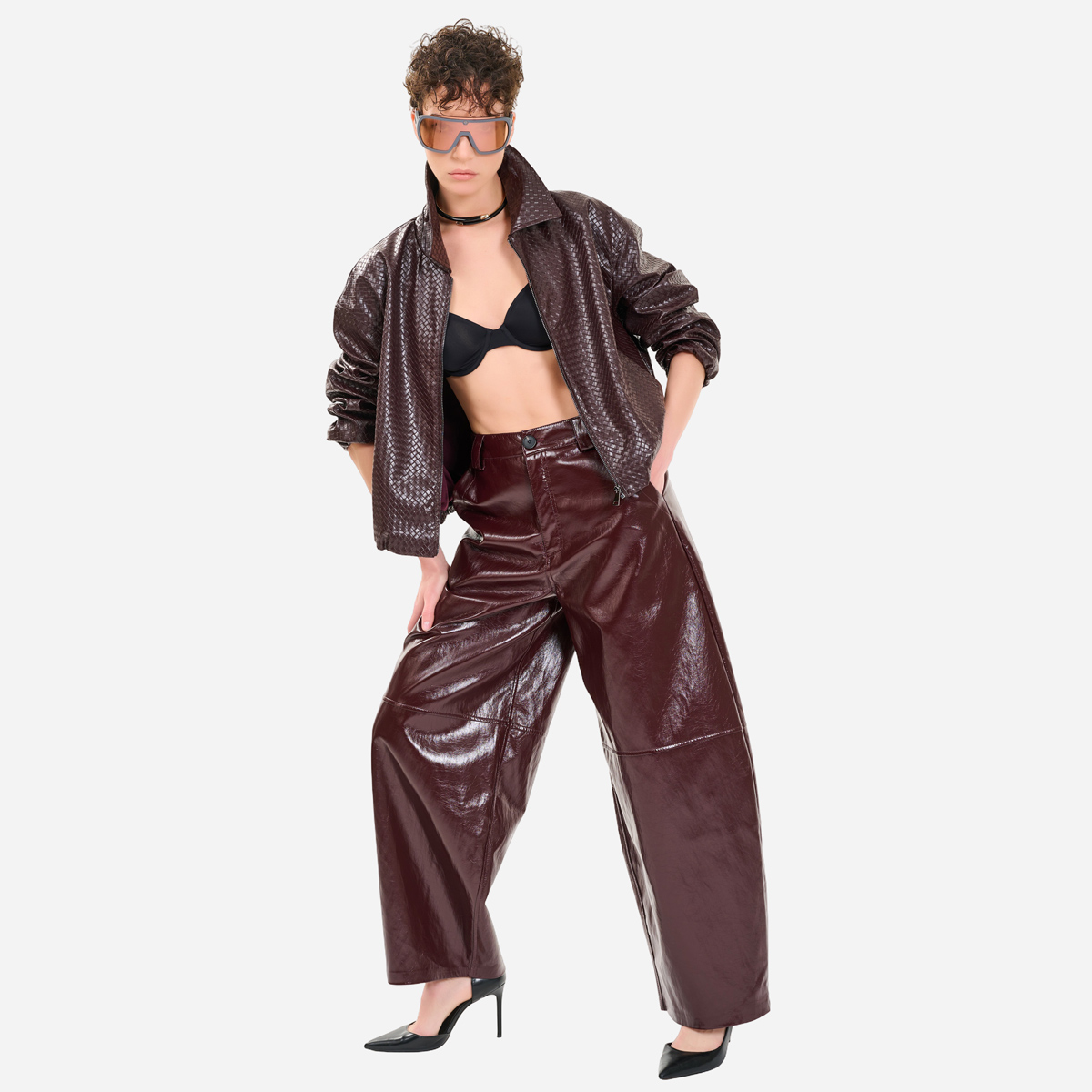 Leather Balloon Pants - Image 5