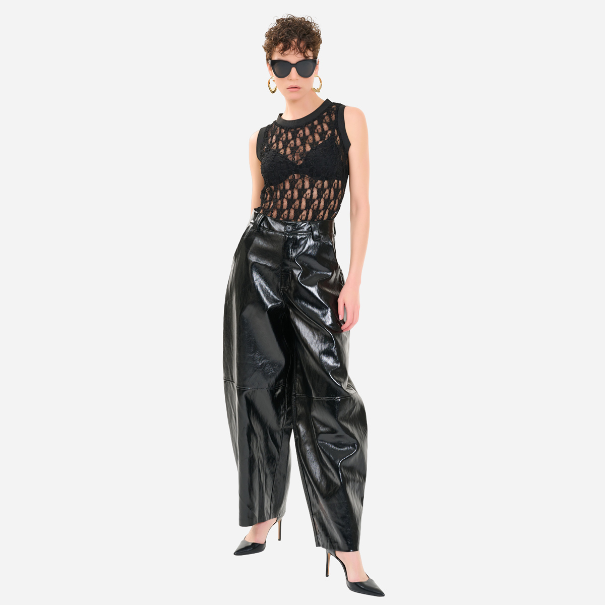 Leather Balloon Pants - Image 2