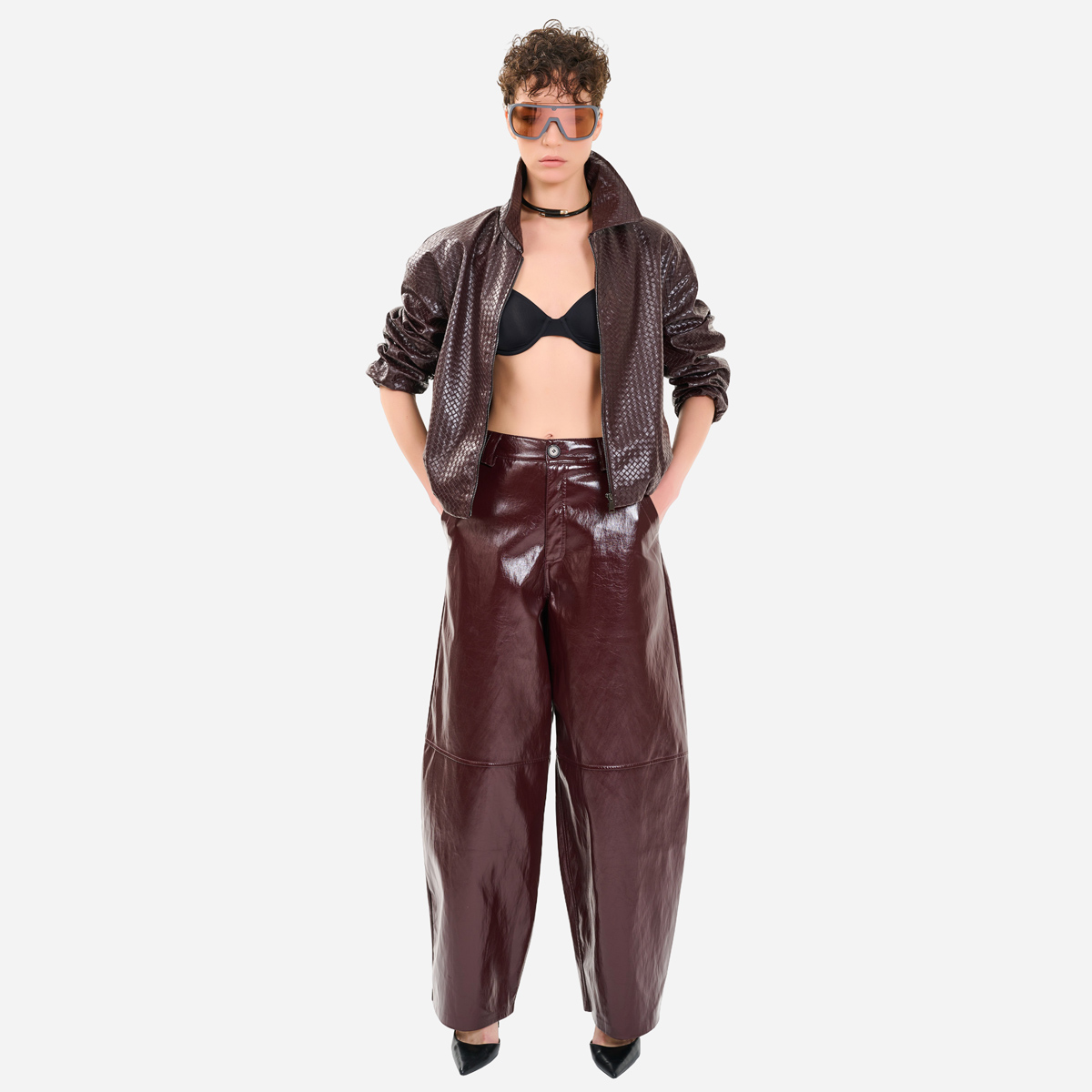 Leather Balloon Pants - Image 4