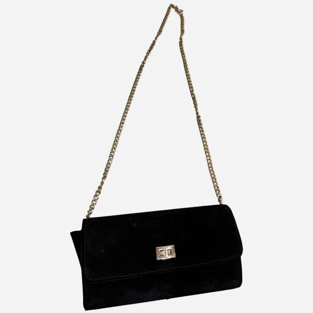 Chain Strap, Lock Detailed Elegant Shoulder Bag