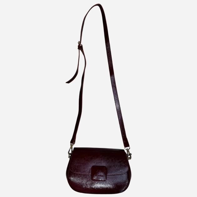 Moon-Shaped Minimal Crossbody Bag