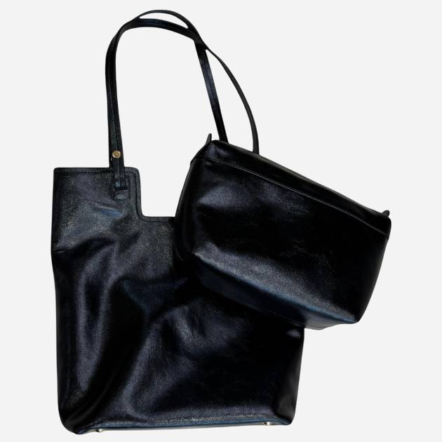 Thin Strap Leather Shoulder Bag