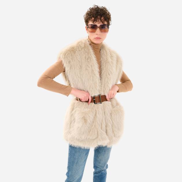 İtalyan, Kemerli Kürk Yelek