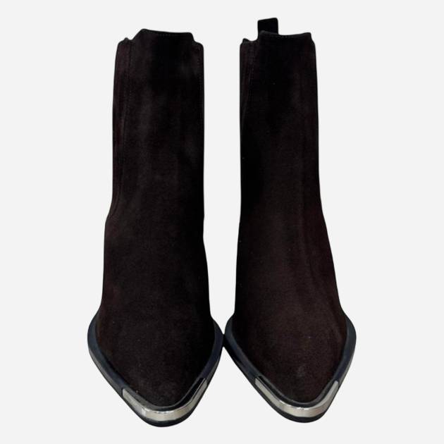 Metal Detaylı Süet Bot