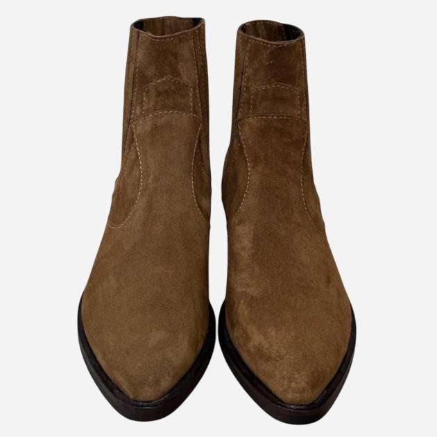 Dikiş Detaylı Süet Bot