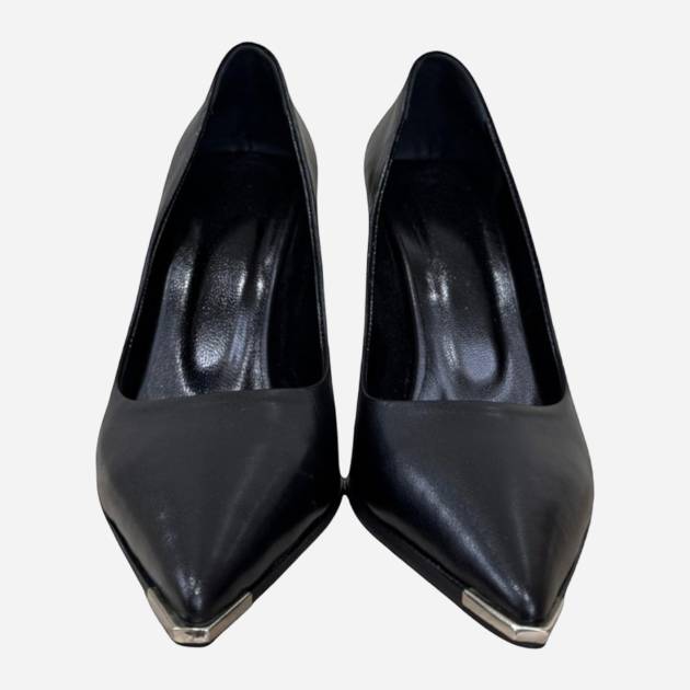Metal Detaylı Yüksek Topuk Stiletto